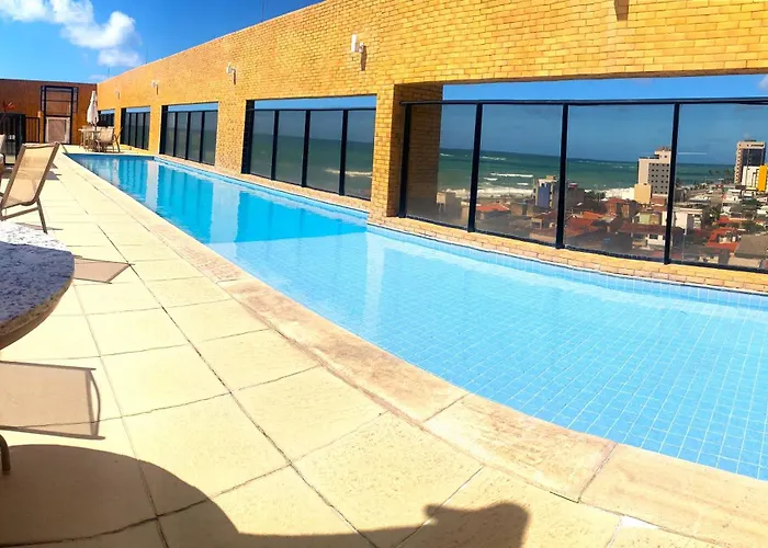 Apartamento 50M Praia- Piscina - Vista Mar - Academia -