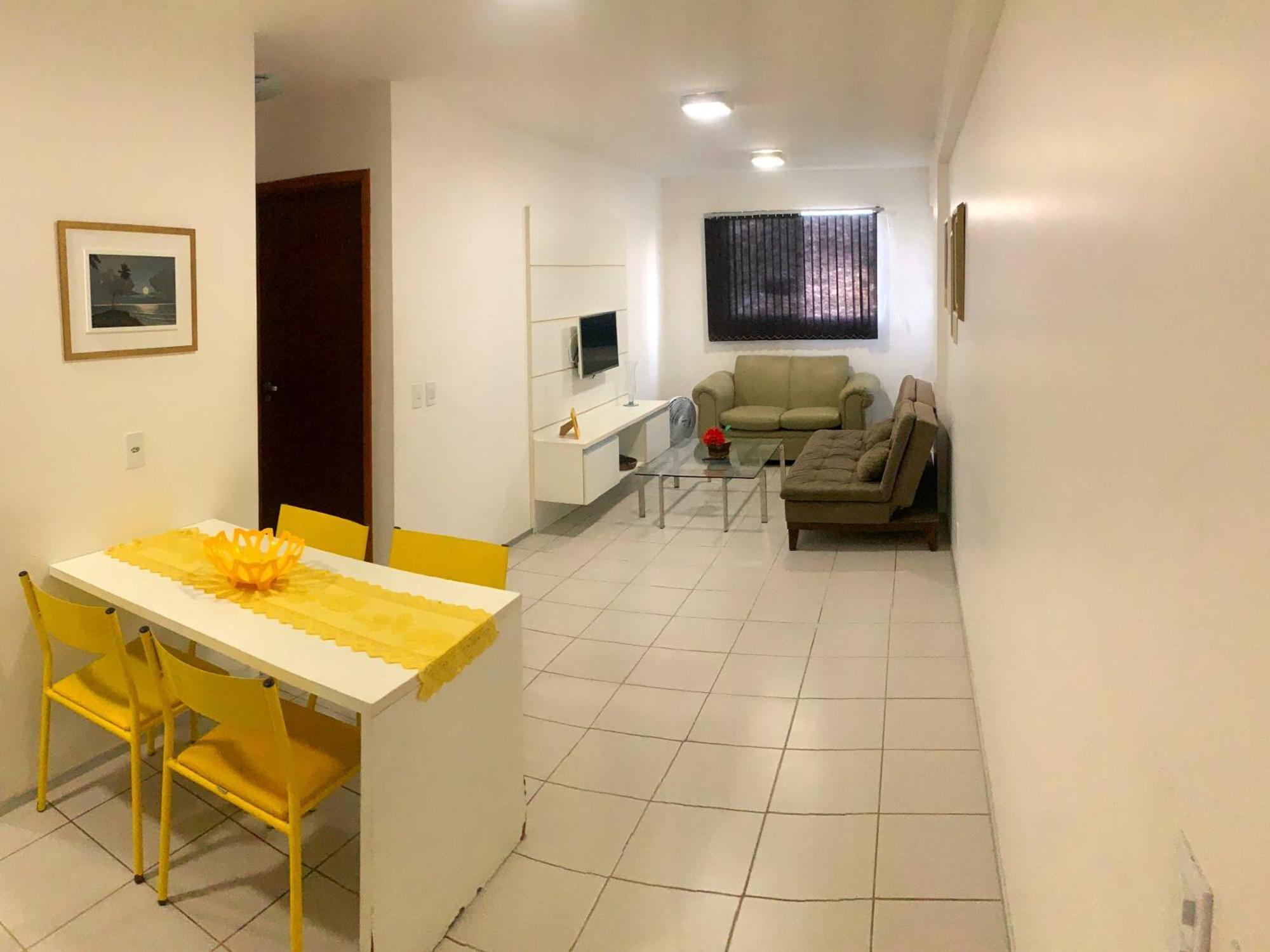 Apartment 50m Praia- Piscina - Vista Mar - Academia -